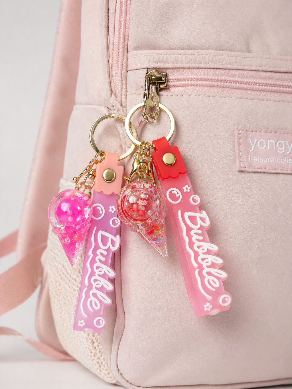 Pastel Dream Bubble Keychain Pair
