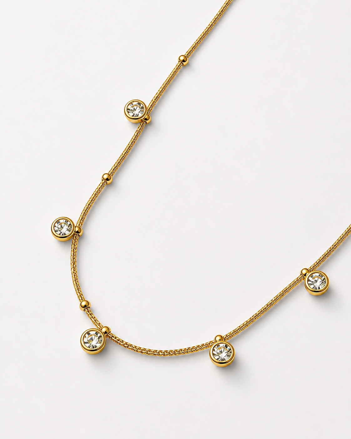 Celeste Glow Necklace stainless steel