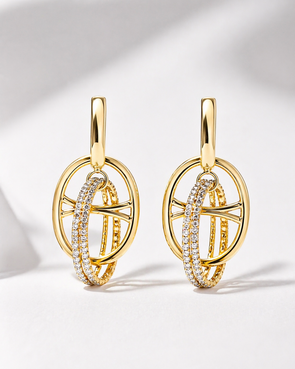 Luxe Harmony Hoop Drops