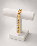 Xuping Elegant Dual Bead Bracelet