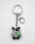 Sparkling Panda 3D Keyring & bag charm