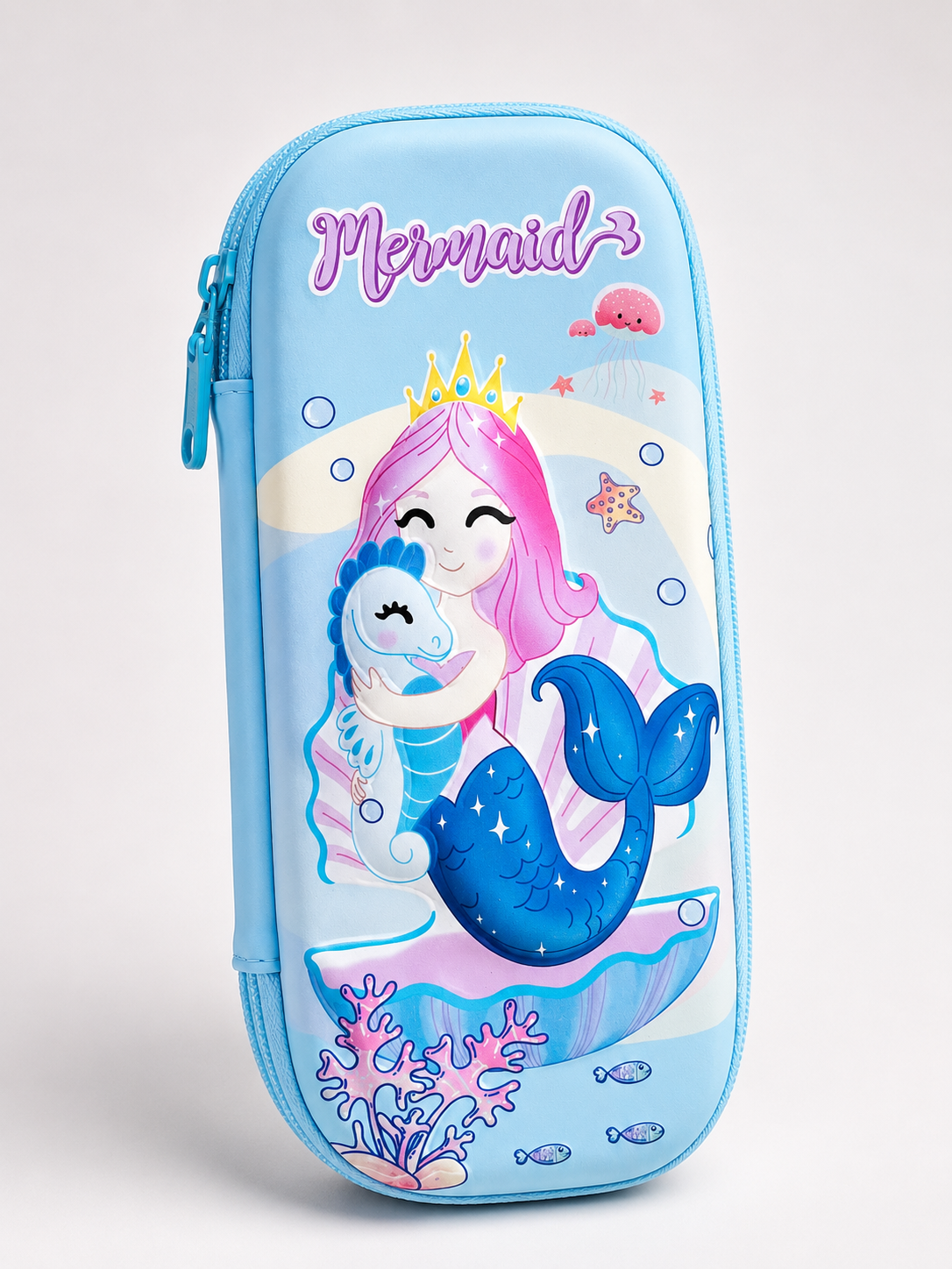 3D Mermaid Hard Shell Pencil Case