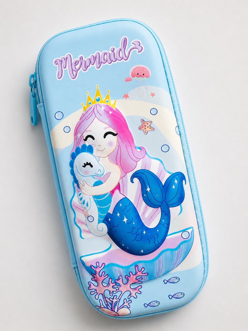 3D Mermaid Hard Shell Pencil Case