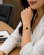 Midnight Luxe Bangle 18K Gold Plated