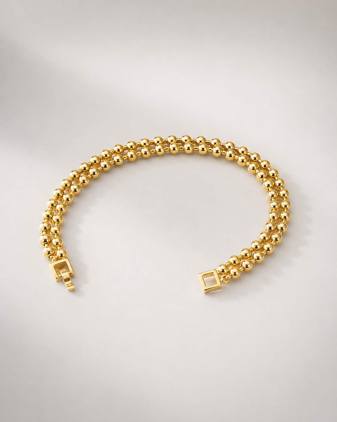Xuping Elegant Dual Bead Bracelet