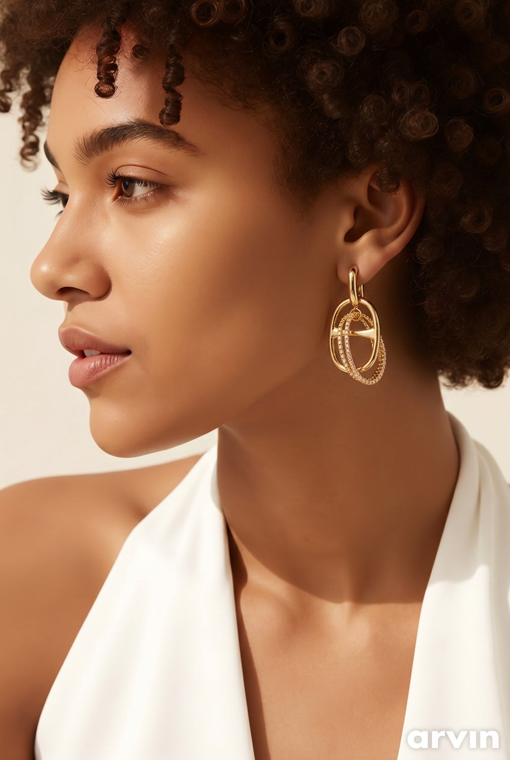 Luxe Harmony Hoop Drops