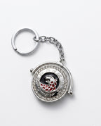 Zodiac-Bordered Jaguar bag Charm with real stones