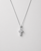 Divine Glow Sterling Silver Cross