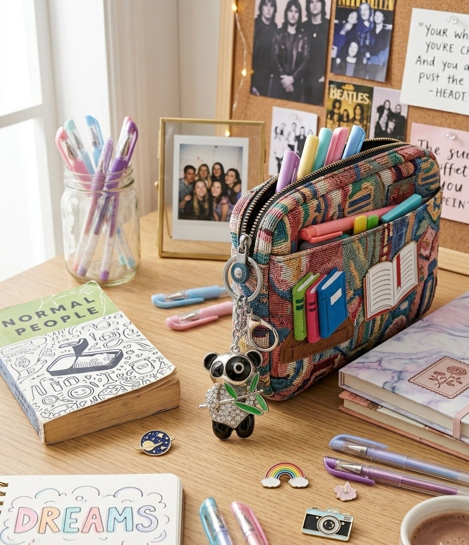 Sparkling Panda 3D Keyring & bag charm