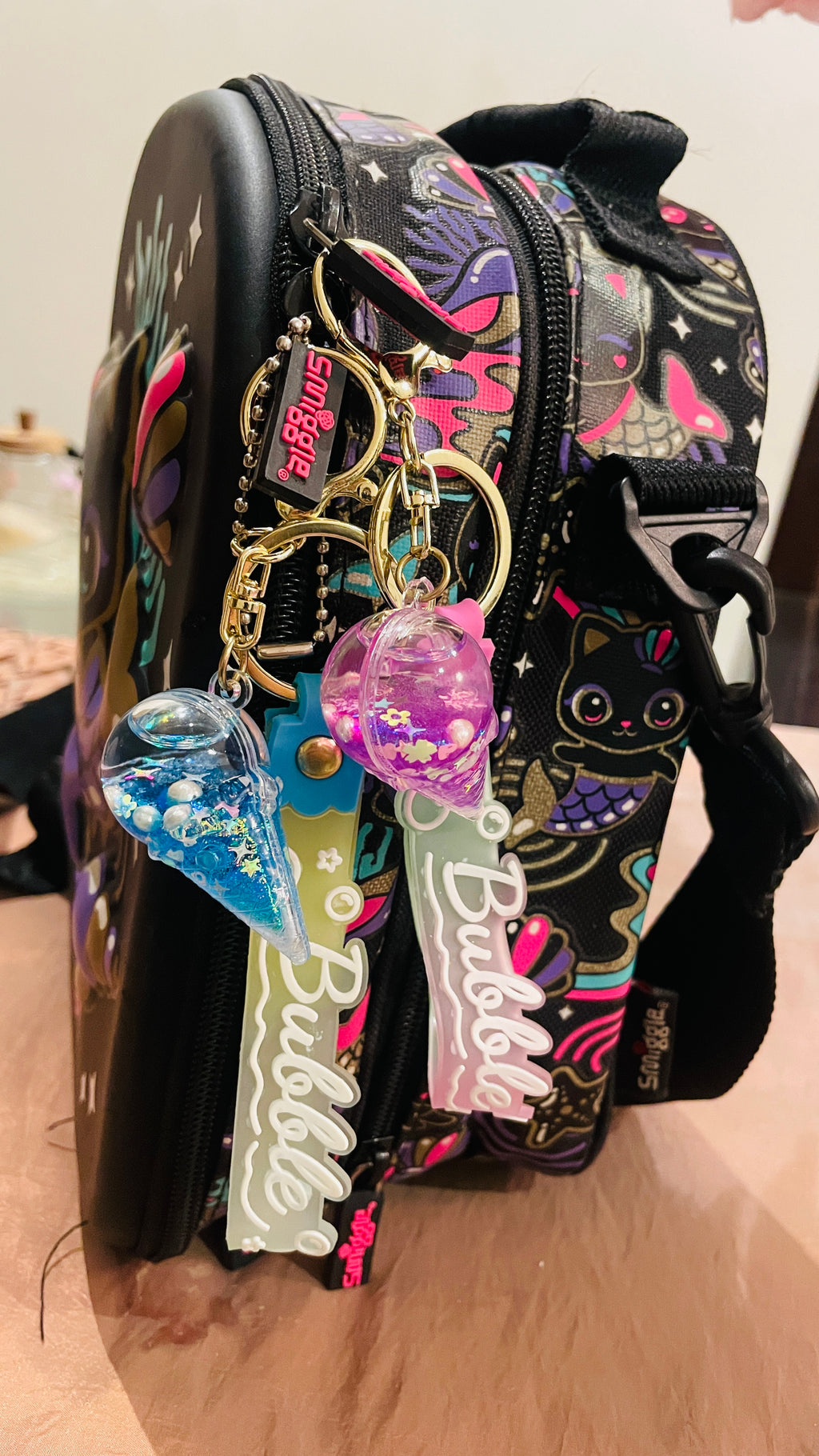 Pastel Dream Bubble Keychain Pair