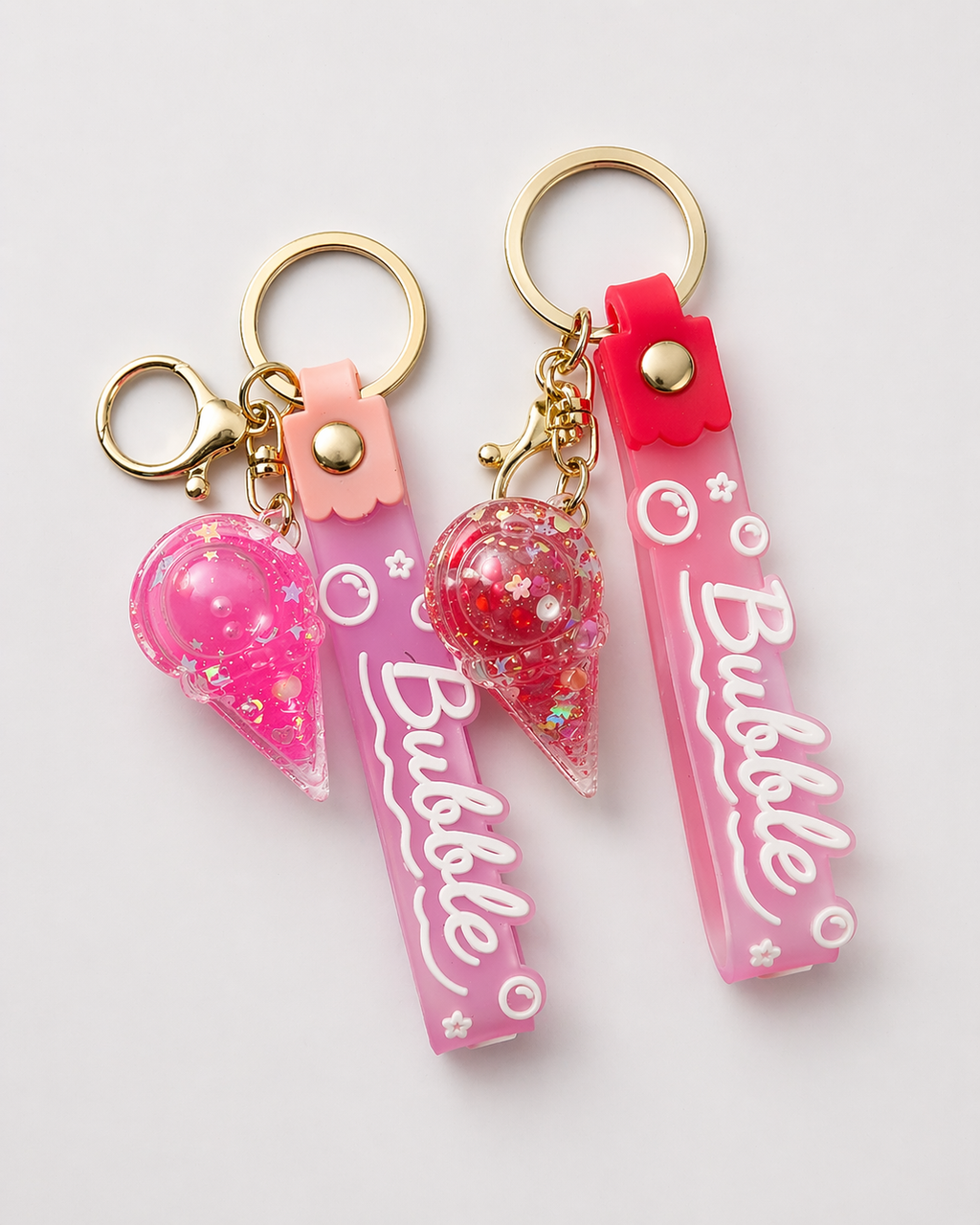 Pastel Dream Bubble Keychain Pair