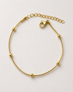 Celeste Beaded Snake Chain Bracelet